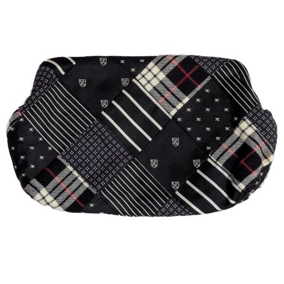 J. Crew Patchwork Silk & Wool Clutch with Magnetic Closure - Picture 2 of 6